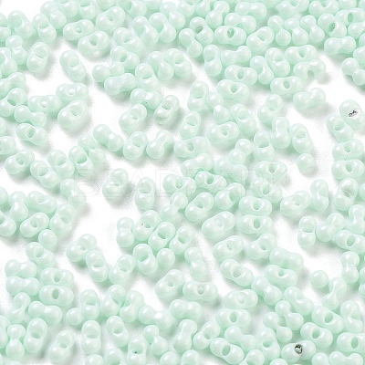 Baking Paint Glass Seed Beads SEED-A033-05R-1