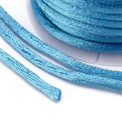 Nylon Satin Rattail Cords NWIR-L006-1mm-11-1