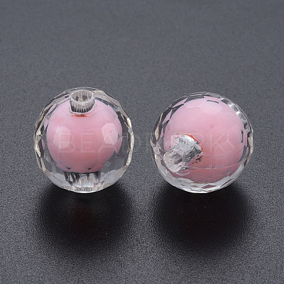 Transparent Acrylic Beads TACR-S152-14A-A01-1