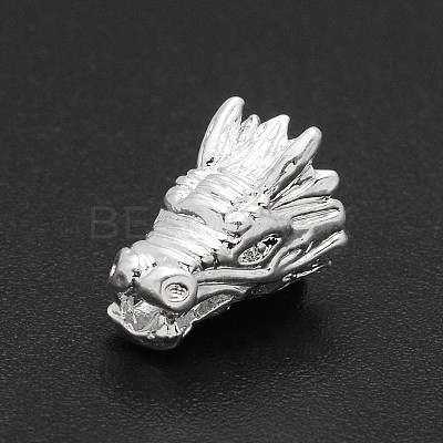 Dragon Head Alloy Beads PALLOY-O059-M-1