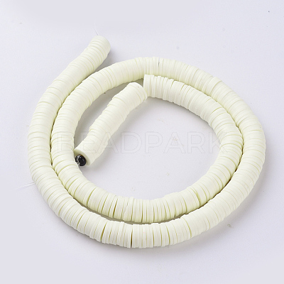 Handmade Polymer Clay Beads X-CLAY-R067-6.0mm-21-1
