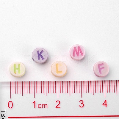 Initial Acrylic Beads X-PL085-1