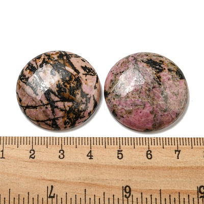 Natural Rhodonite Cabochons G-C115-02B-28-1
