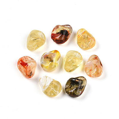 Transparent Acrylic Beads TACR-T028-44F-1