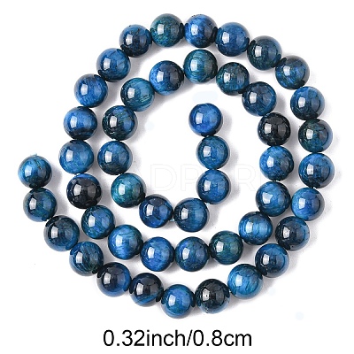 1 Strand Natural Tiger Eye Bead Strands G-YW0002-39C-1