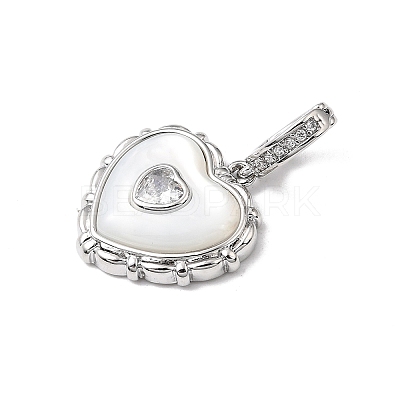 Natural Shell Pendants KK-N290-05P-1