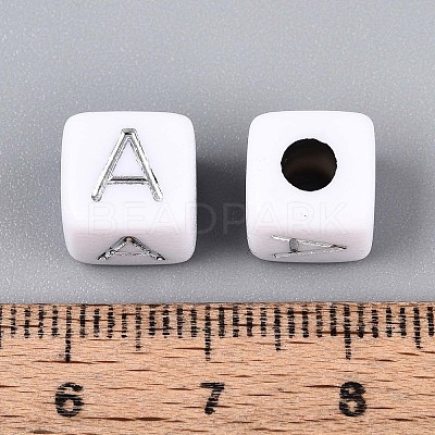 Opaque Acrylic Beads SACR-T035-03A-1