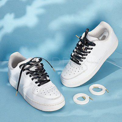 Imitation Leather Shoe Laces FIND-WH0110-387A-1