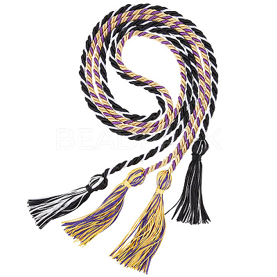 2Pcs 2 Style Polyester Tassel Big Pendant Decorations FIND-GF0004-11-1
