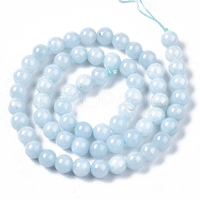 Natural Chalcedony Beads Strands G-S333-12mm-004-1