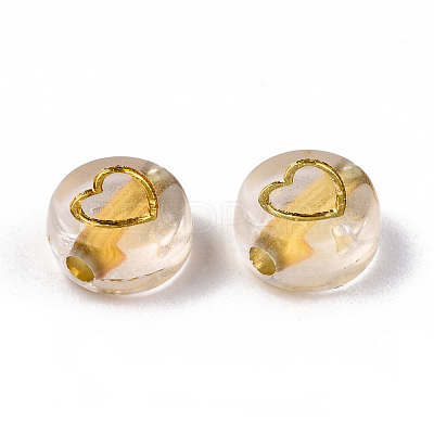 Transparent Acrylic Beads X-TACR-N010-002A-1