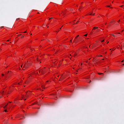 Transparent Glass Beads Strands EGLA-A039-T4mm-D14-1