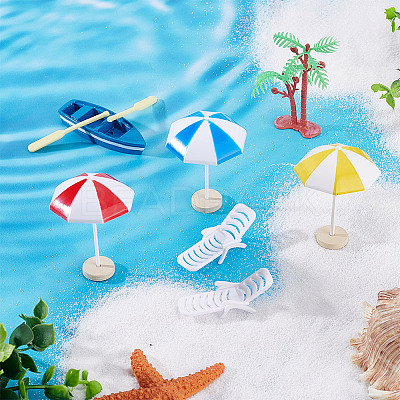 Plastic & Resin Miniature Display Decorations Sets DJEW-HY0001-06-1