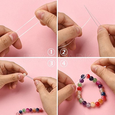 1Roll Flat Elastic Crystal String TOOL-YW0001-30-1