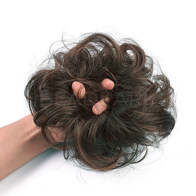 Synthetic Hair Bun Extensions OHAR-G006-A02-1