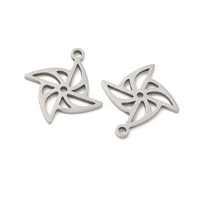 201 Stainless Steel Laser Cut Pendants STAS-P428-05P-1
