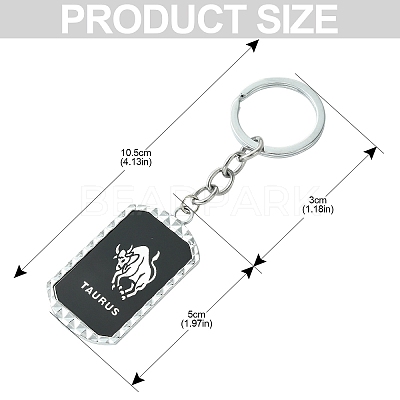Alloy Enamel Keychain KEYC-YW00022-01-1