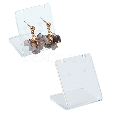 Organic Glass Earring Displays X-EDIS-N001-03A-1