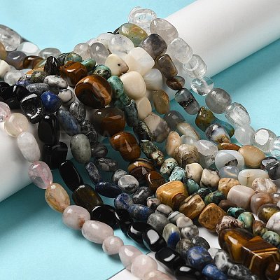 Natural Mixed Stone Beads Strands G-A247-01-1