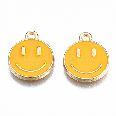 Alloy Enamel Charms ENAM-S121-165C-RS-1