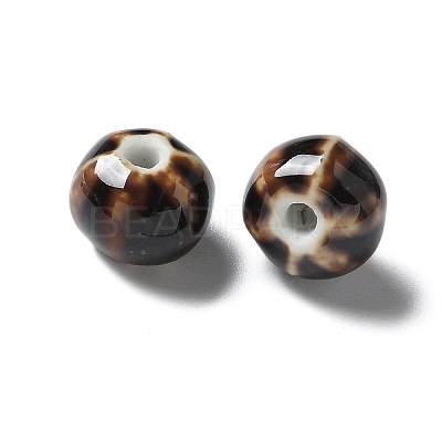 Vintage Porcelain Pumpkin Beads PORC-L080-H04-1