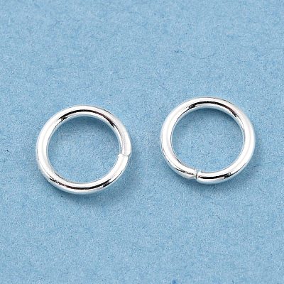 Rack Plating Brass Open Jump Rings KK-O139-18U-S-1