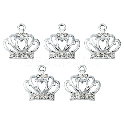 Alloy Rhinestone Pendants ALRI-YW0001-06-1