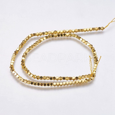 Electroplate Non-magnetic Synthetic Hematite Bead Strands X-G-K237-08I-1