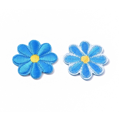 Computerized Embroidery Cloth Iron on/Sew on Patches DIY-WH0162-28R-1