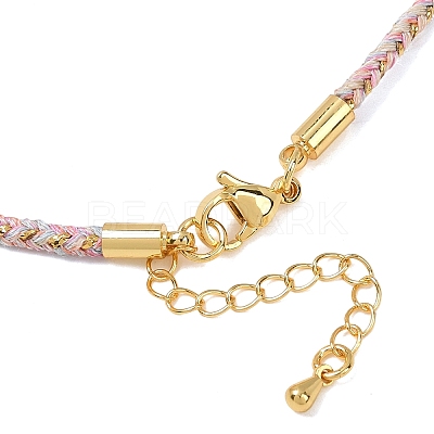 2.5MM Round Nylon Cotton Cord Necklace Making NJEW-C106-01G-06-1