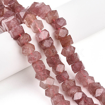 Natural Strawberry Quartz Beads Strands G-N347-09A-04-1