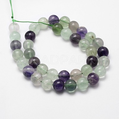 Natural Fluorite Bead Strands X-G-D840-56-6mm-AB-1