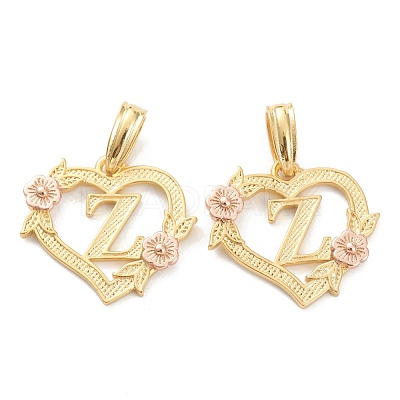 Real 18K Gold Plated Brass  Pendants KK-J042-43G-Z-1