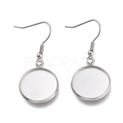 Tarnish Resistant 304 Stainless Steel Earring Hooks STAS-H114-06P-1