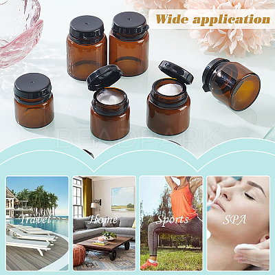 Glass Portable Cream Jar MRMJ-WH0064-48A-1