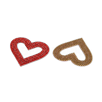 Heart Hotfix Rhinestone DIY-T004-01A-1