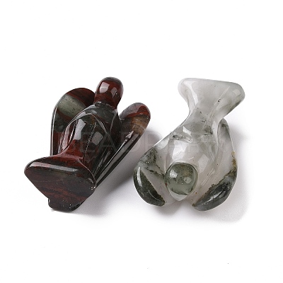 Gemstone Display Angel Decor Healing Stones G-O200-03H-1