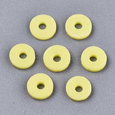 Handmade Polymer Clay Beads X-CLAY-Q251-6.0mm-35-1