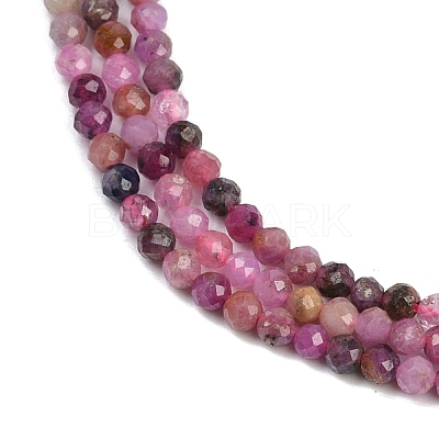 Natural Ruby Beads Strands G-P572-B01-2.5mm-1