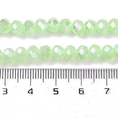 Baking Electroplate Glass Beads Strands LS-DGLA-A039-J10mm-B10-1