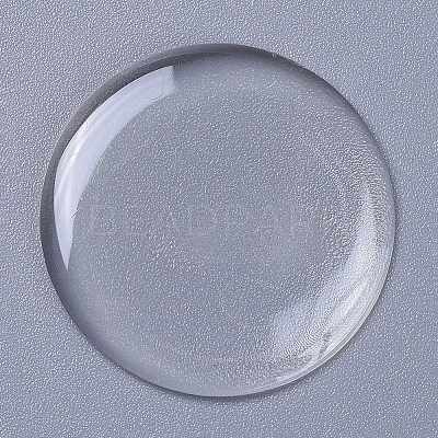 Plastic Clear Cabochons Epoxy Sticker X-AJEW-J031-01-1