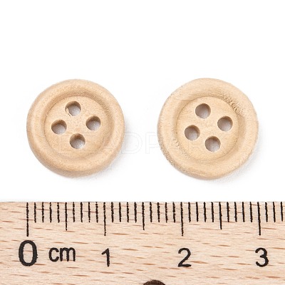 Natural Round 4 Hole Buttons NNA0VFH-1