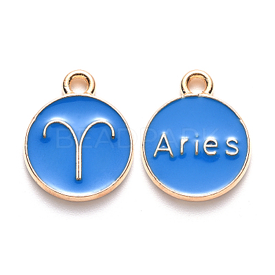 Alloy Enamel Pendants LS-ENAM-S124-01B-02A-1