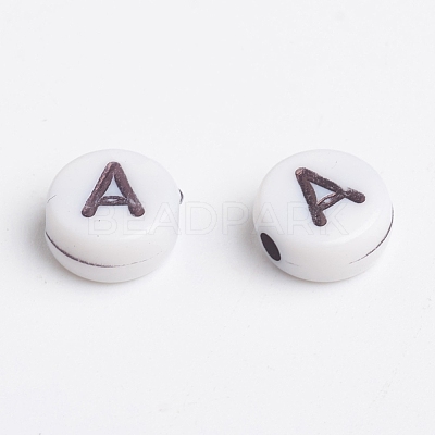 Mixed Initial Acrylic Beads X-MACR-2083-1