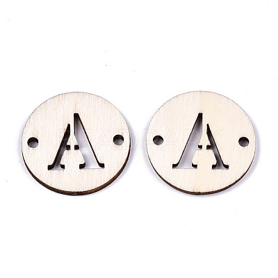 Unfinished Natural Poplar Wood Links Connectors WOOD-S045-140B-01A-1