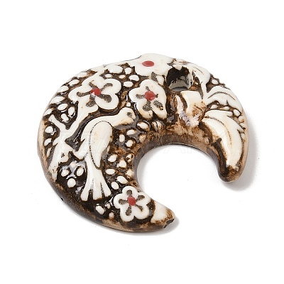 Handmade Porcelain Big Pendants PORC-Z003-01F-1