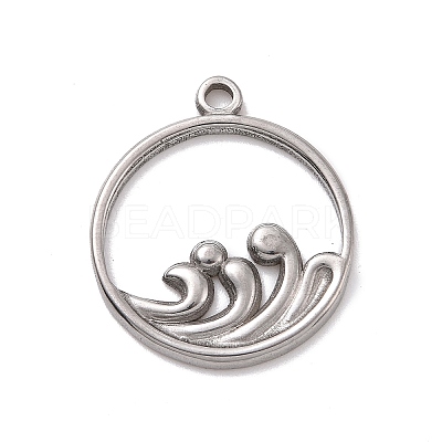 Non-Tarnish 304 Stainless Steel Pendants STAS-E169-23P-1