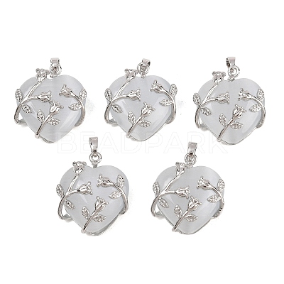 Valentine Idea for Her Gifts Cat Eye Pendants X-CE-H006-05-1