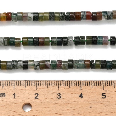 Natural Indian Agate Beads Strands G-Z110-A17-2x4mm-1