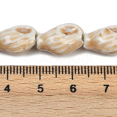 Ocean Series Handmade Porcelain Beads PORC-R002-04A-06-1